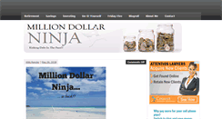 Desktop Screenshot of milliondollarninja.com